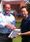 Simon Joyce (right) receives the GolfMark award from Sean Hammill of Staffordshire County Golf Partnership