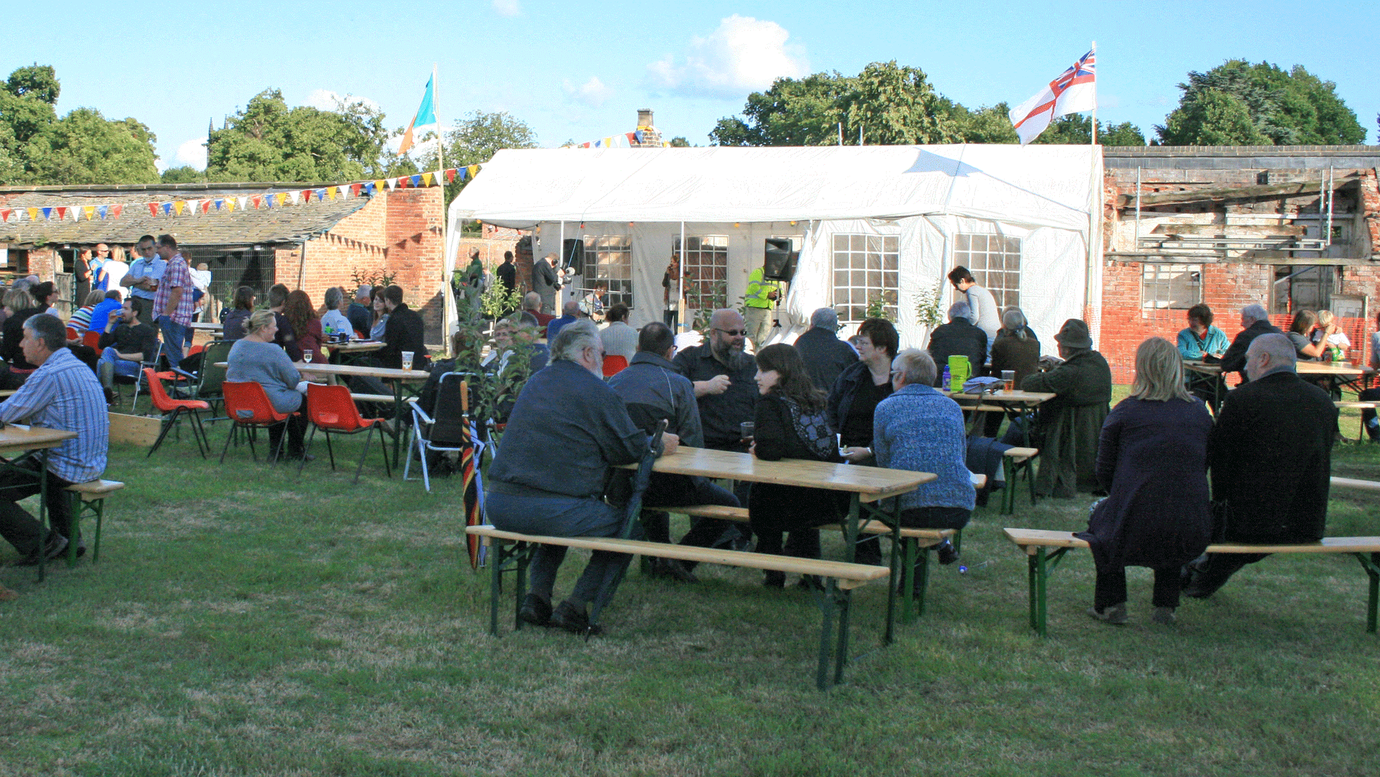 Folk and Real Ale Family Day taking place at Elford Hall Garden