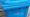 Blue recycling bin