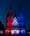 Cathedral west front illuminated for the Queen's Platinum Jubilee