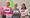 Cllr Rosie Harvey-Coggins and Cllr Ann Hughes with Djemillah Mourade from Period Power