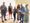 Ihor Shpykuliak, Mayor Cllr Sam Schafer, Sheriff Cathy Wood; Sveta Shpykuliak, Warren Bardsley and Pam Tomlinson