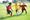 Kids playing football