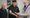 Hugh Sammens and Peter Hollis with apprentice Callum Hawkins