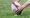 Hands holding a rugby ball