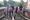 The Railway Children Return Ticket cast walking along train tracks
