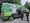 Emma Smith, Adam Harrison and Hannah Montgomery with the Grace Cares van