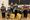Children at Holly Grove Primary Academy with some of the JCB items