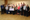 Kaleidoscope Choir members handing over their latest charity cheque
