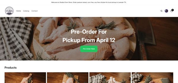 Big News – Stubbs Farm Online Store is Live + April 11 Pre-Orders Open!