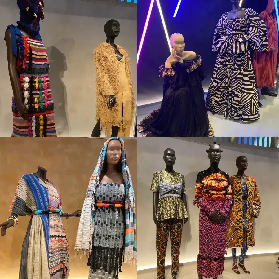 Africa Fashion exhibition at the Victoria and Albert Museum, London, 2022