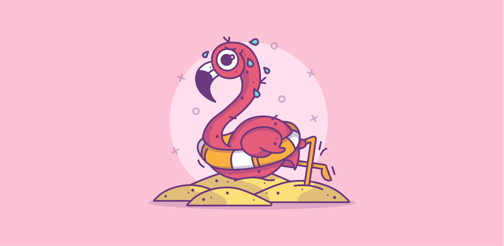 Benny-Ou_Flamingo-trying-to-swim_Out-of-its-environment_Inner-article-04