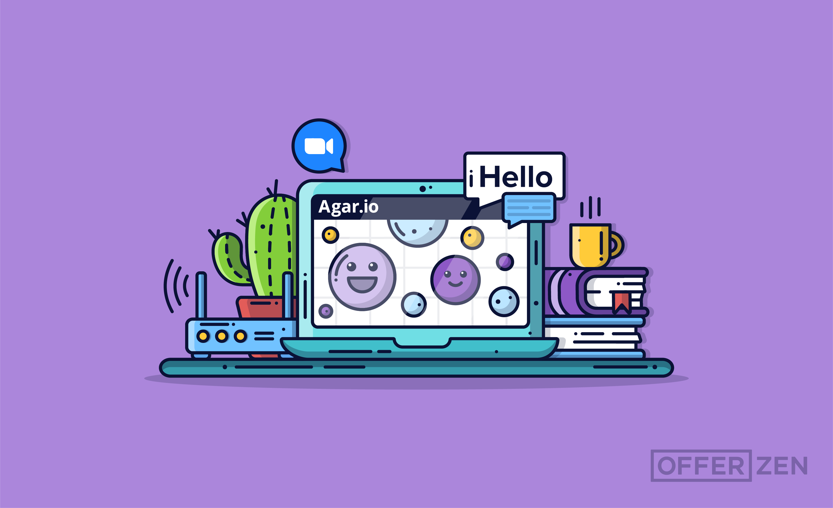 How Our Whole Team Played Agar.io Online Together