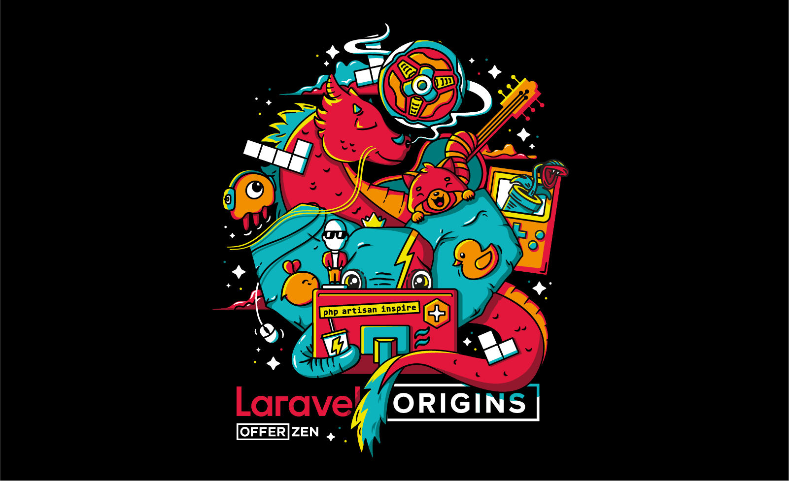Unpacking OfferZen's Laravel Origins T-shirt Design