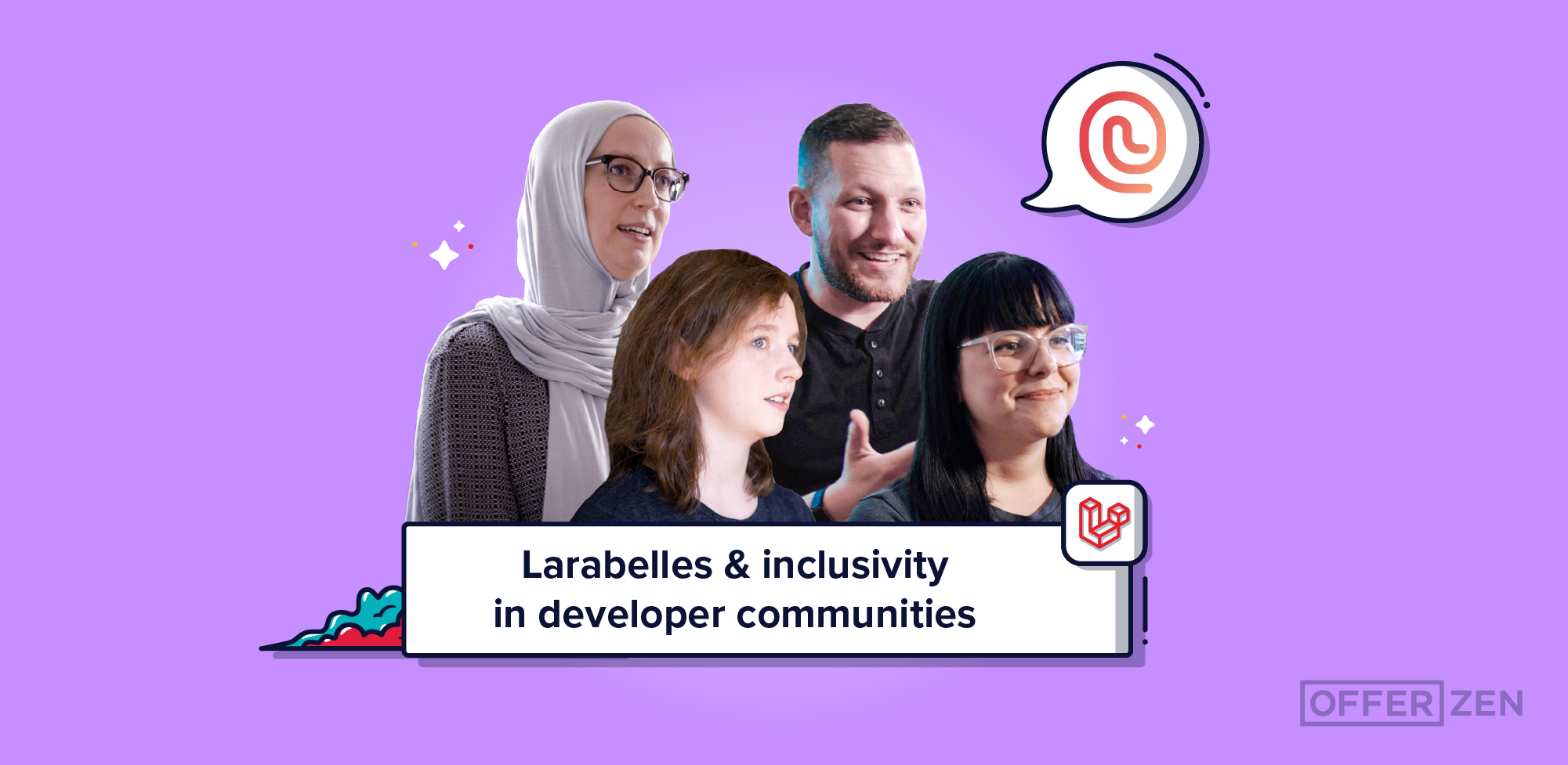 Larabelles and Inclusivity in Developer Communities feat. Zuzana Kunckova, Diana Scharf, Erika Heidi & Matt Stauffer