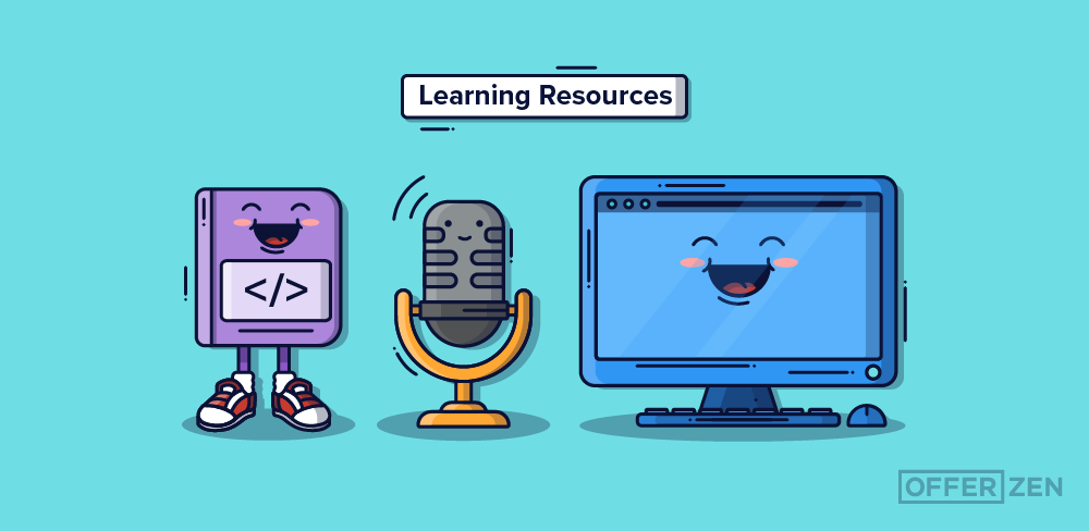 Anthropomorphic book, mic and monitor