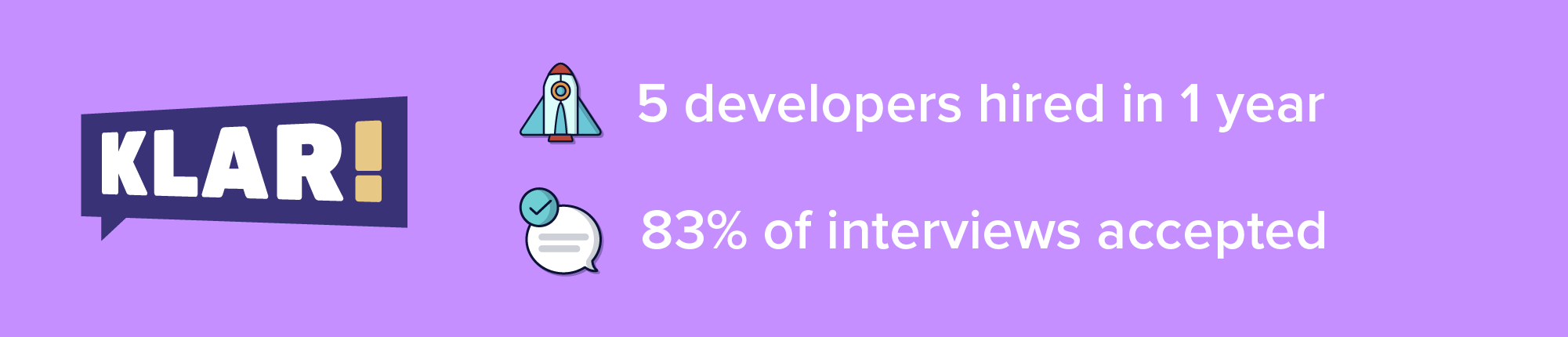 Klar's hiring success