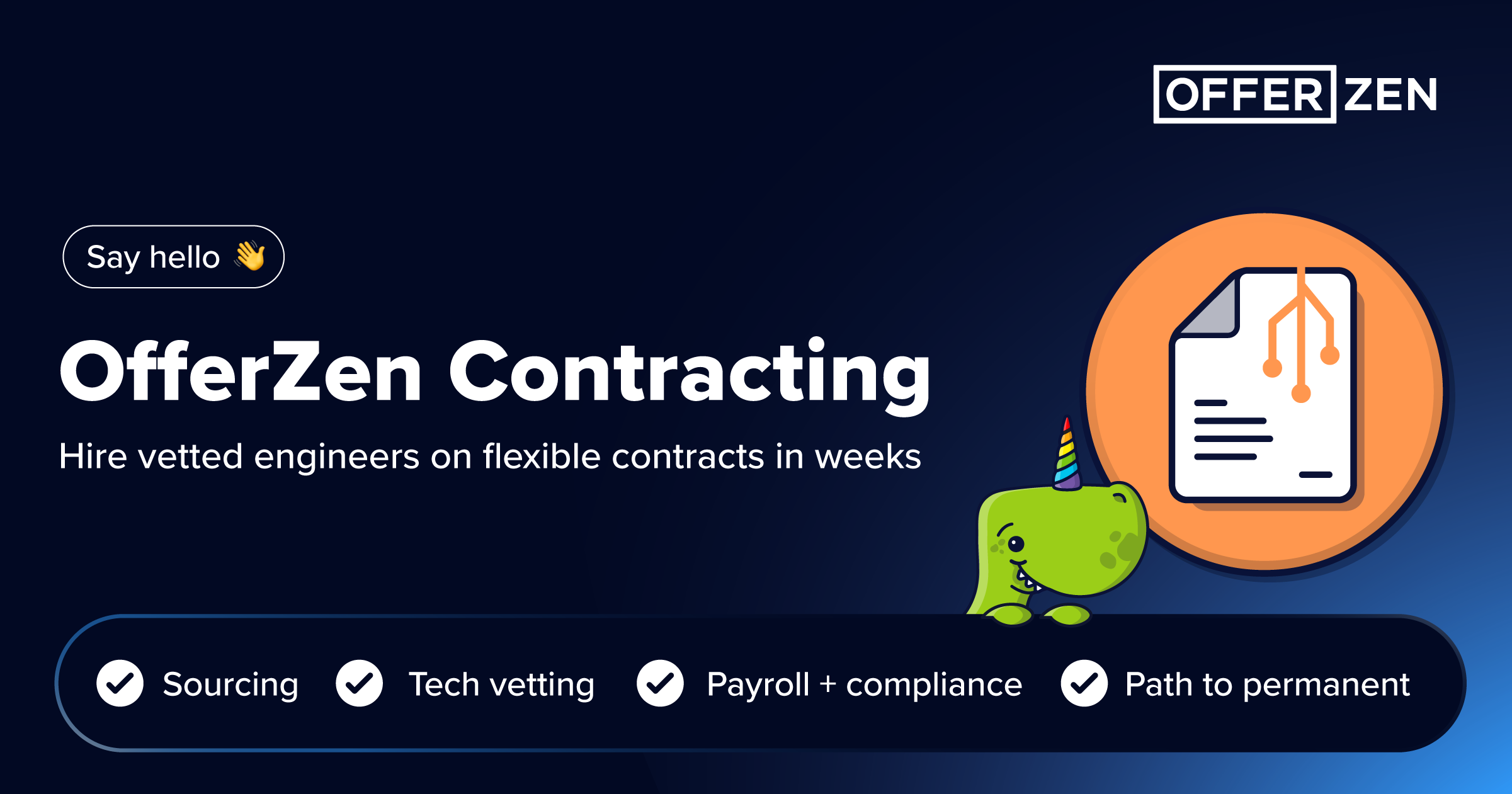 Introducing: OfferZen Contracting – The fast, flexible way to hire engineers