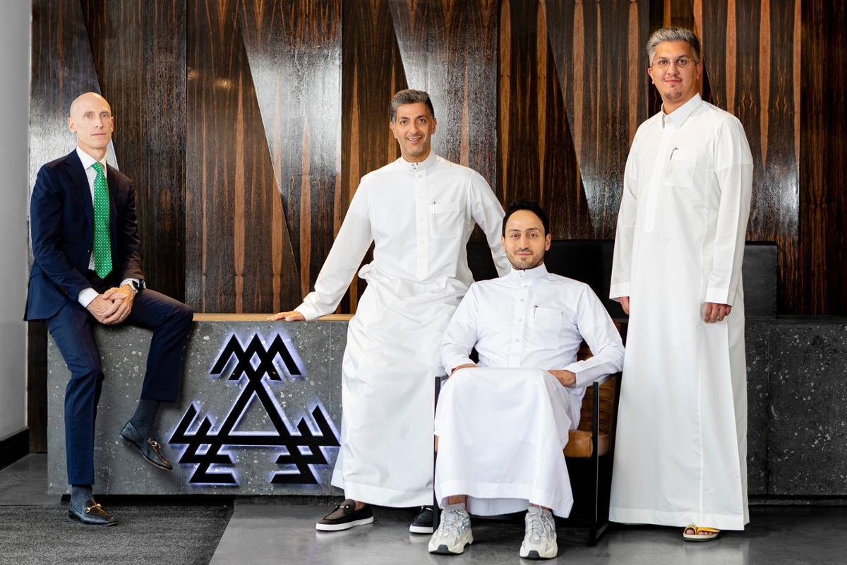 The Armah team: Nathan Clute, Sulaiman Alkadi, Fahad Alhagbani and Abdulmalik Alhagbani 