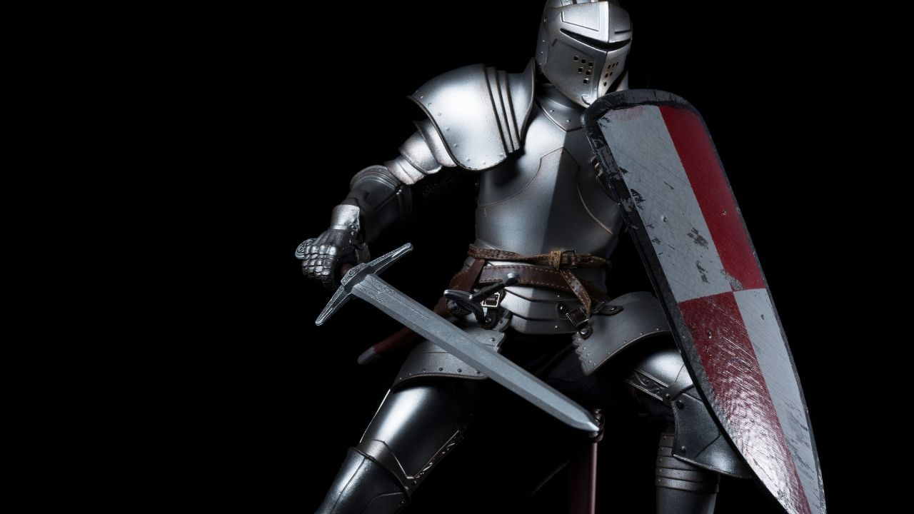 A knight in shining armor.