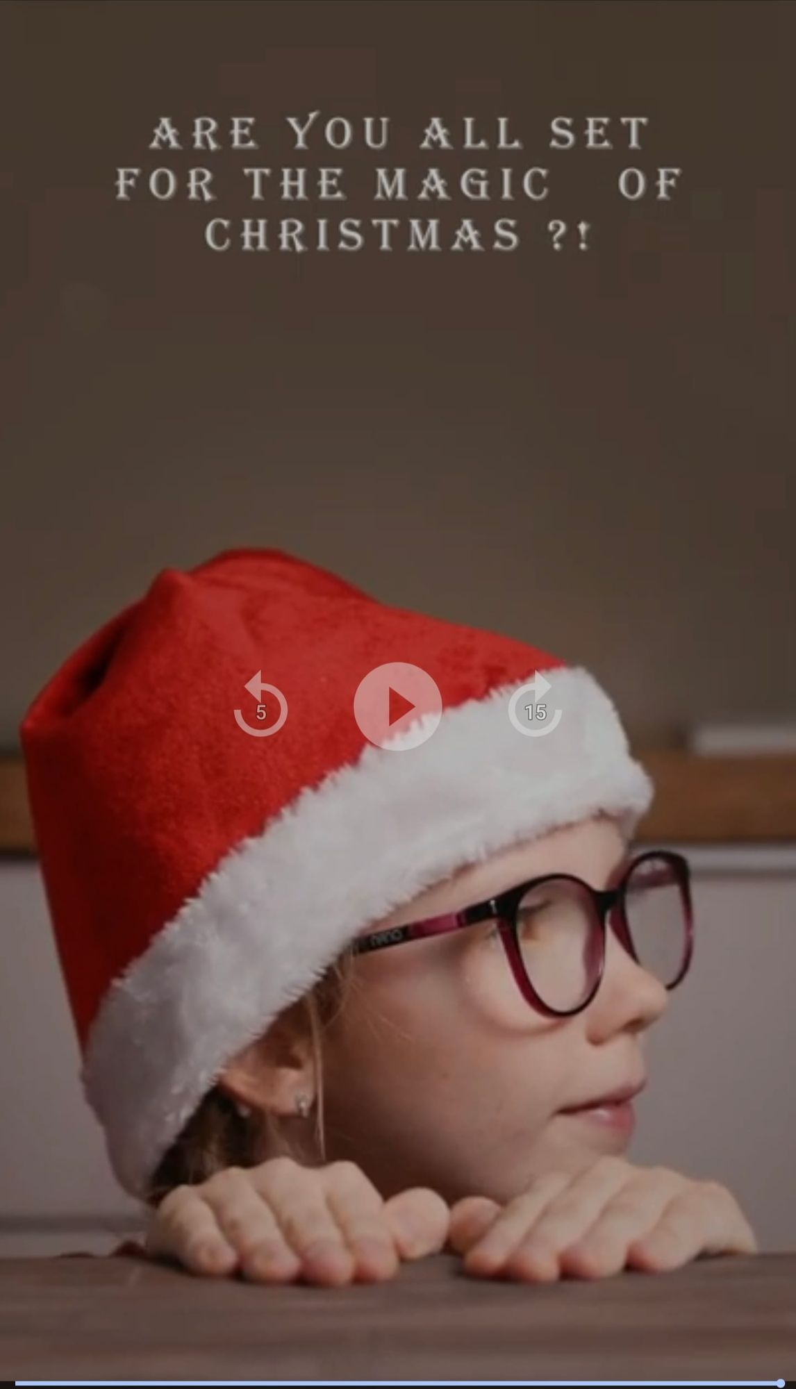 This little elf 🎅is so excited about baking a very special PJ KABOS cookie recipe—Kourabiedes!