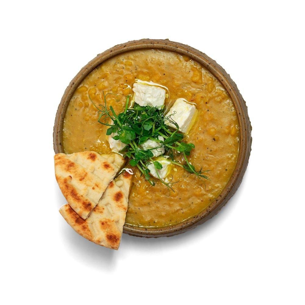 6 Split Pea Soups from Around the World / Visual Recipe: Greek/Mediterranean Yellow Split Pea Soup with High-Phenolic Olive Oil