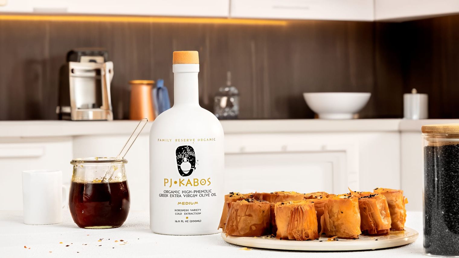 Spicy Olive Oil & Honey Feta Bites