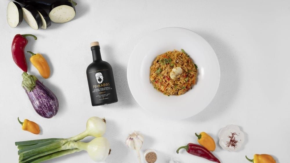 Healthy Mediterranean Chicken Pilaf with High-Phenolic EVOO Recipe