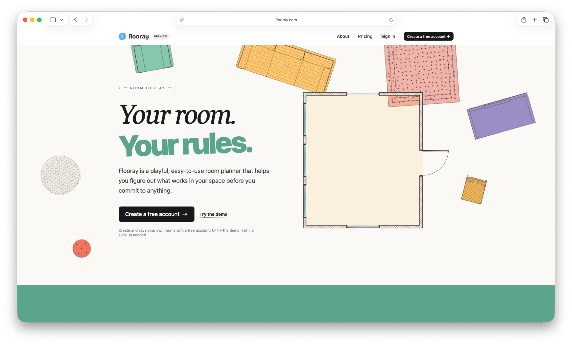 Flooray Startpage