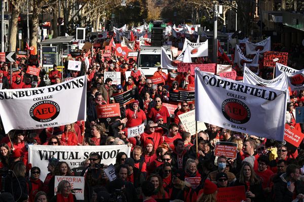 Victorian teachers will strike for a third time on August 19, and there is currently no education minister to negotiate with