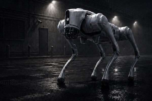 The robot dogs everyone watched get kicked on YouTube are now $300,000 security guards. Australia is building the world's second-biggest pile of data centres for them to patrol.
