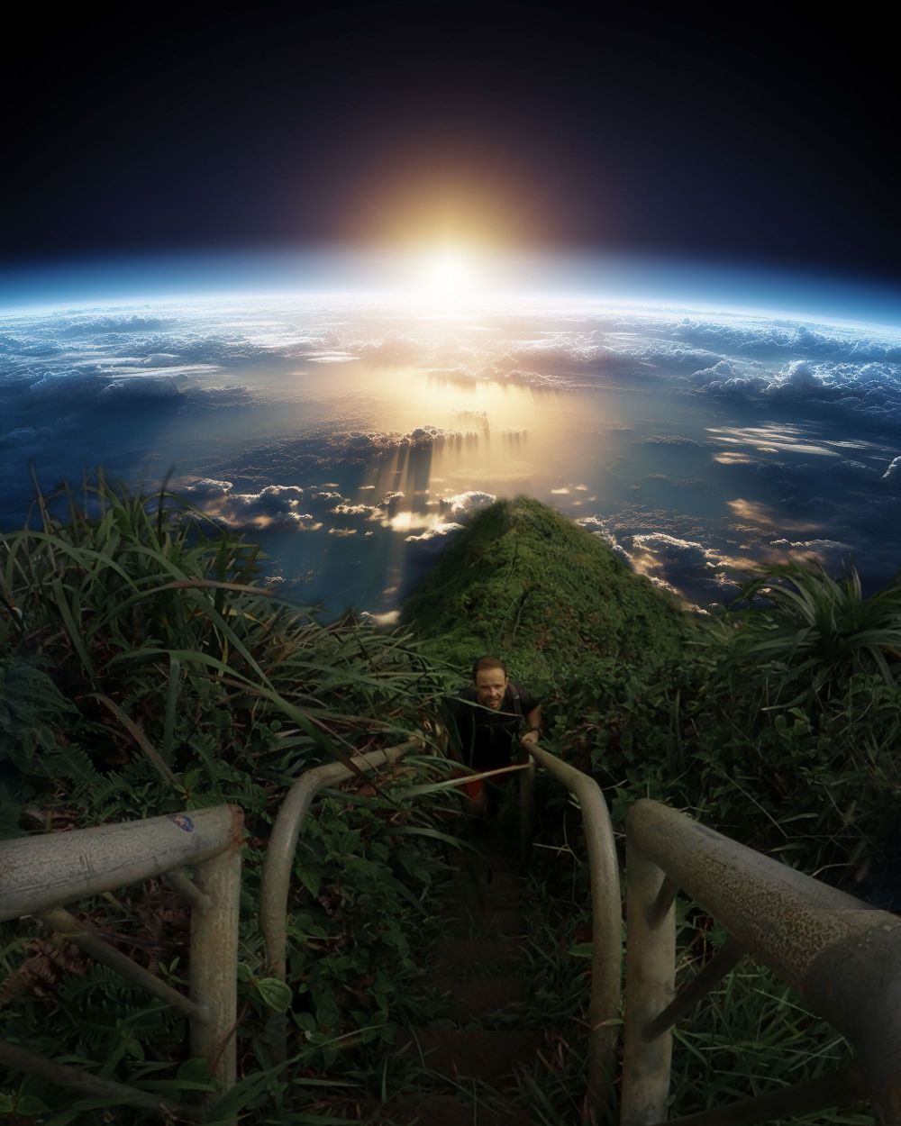 Hiking to Heaven - AI in photography