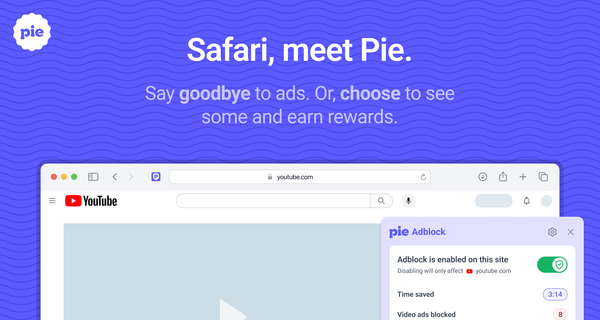 Pie Adblock is now available for Safari on macOS