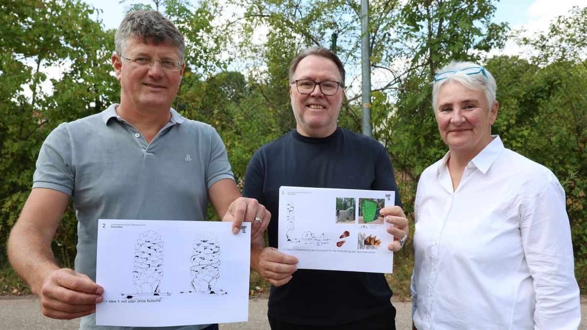 News from the Offenburg LGS tower: A pine cone with a slide