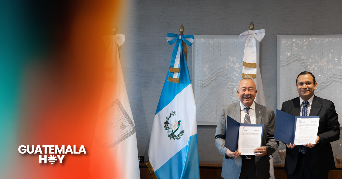 Guatemala Hoy - UPANA y ANADIE firman convenio de cooperación institucional