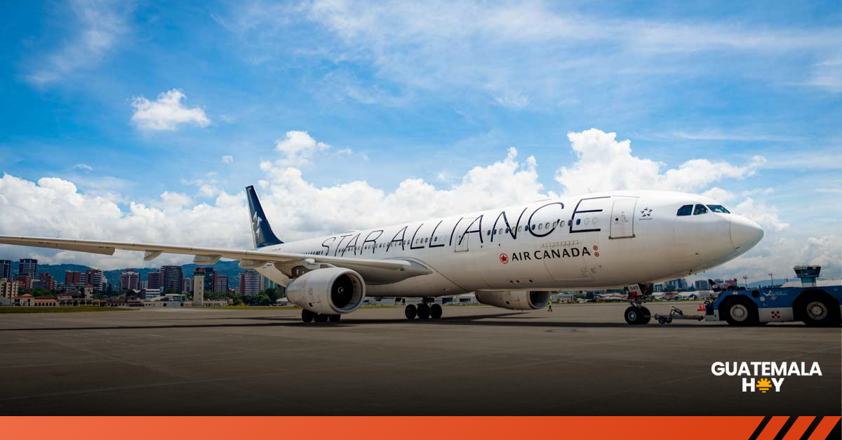 Air Canada inaugura su ruta directa entre Montreal y Ciudad de Guatemala.