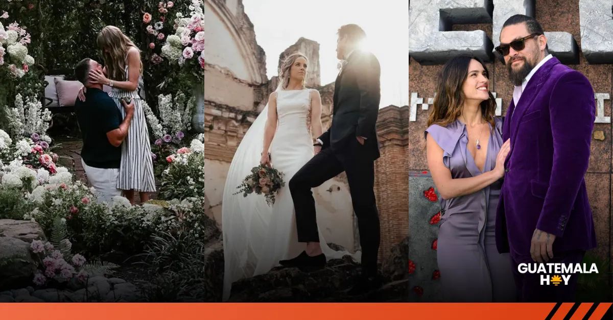 De actores y cantantes a Arjona: los famosos que dijeron “sí” en Guatemala