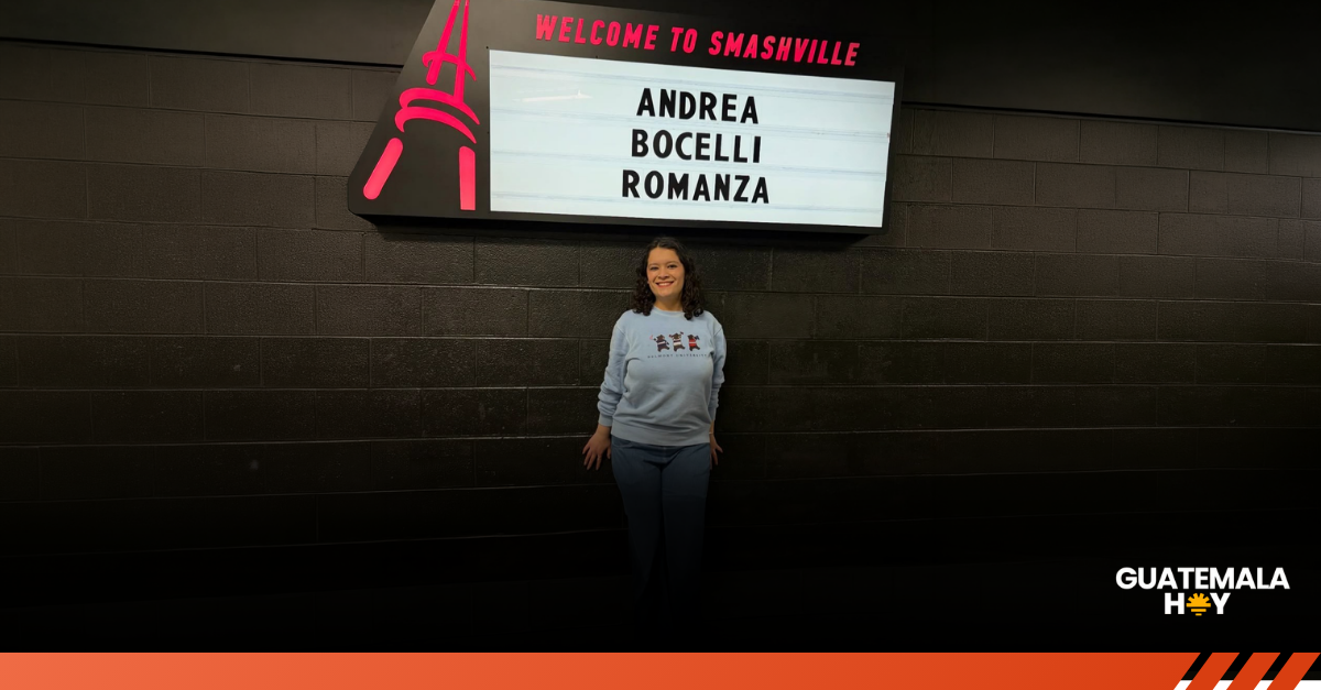 Kiara Valladares pone en alto a Guatemala junto a Andrea Bocelli