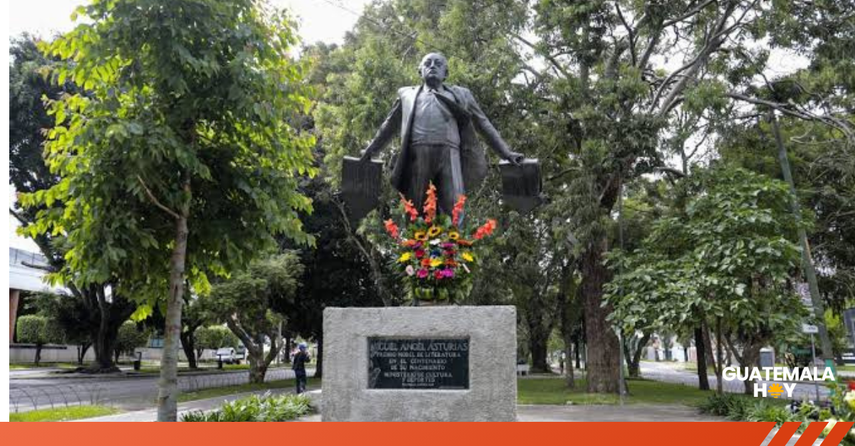 Miguel Ángel Asturias tendrá un monumento que preservará su memoria en el corazón cultural de Guatemala