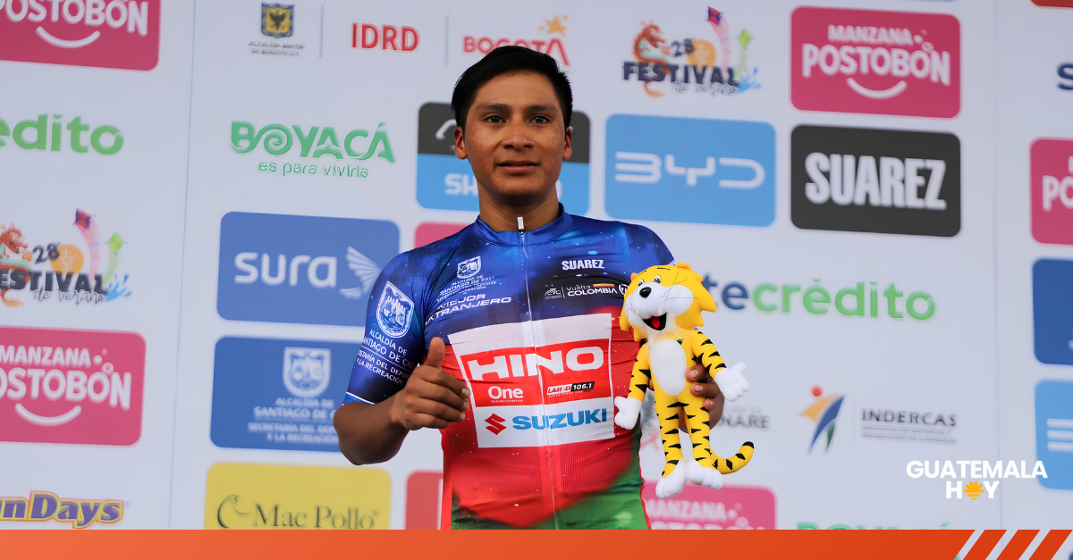 ¡Mardoqueo Vásquez hace historia! El guatemalteco conquista el título de mejor extranjero en la Vuelta a Colombia 2026