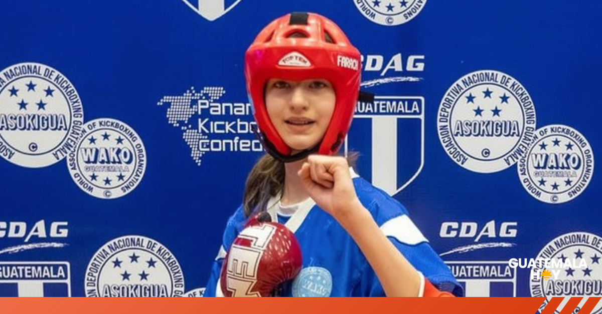 Mariam Farach conquista el oro mundial y hace historia para Guatemala en el kickboxing juvenil