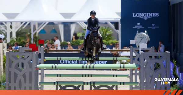 La guatemalteca Valentina Arenas brilla en Europa con un histórico oro ecuestre