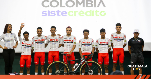 Dos ciclistas llevan la bandera de Guatemala a la exigente Vuelta a Colombia 2026