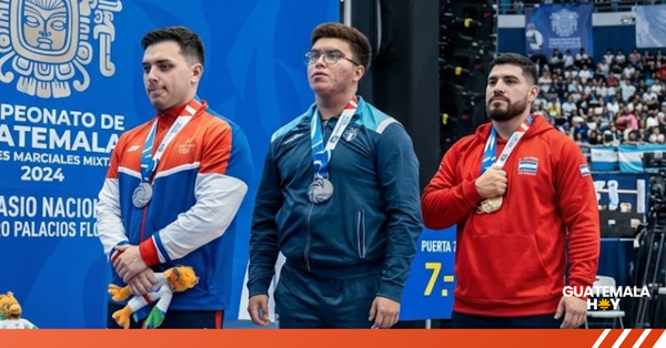 Enrrique Sandoval conquista tres medallas de plata para Guatemala en el Panamericano Junior
