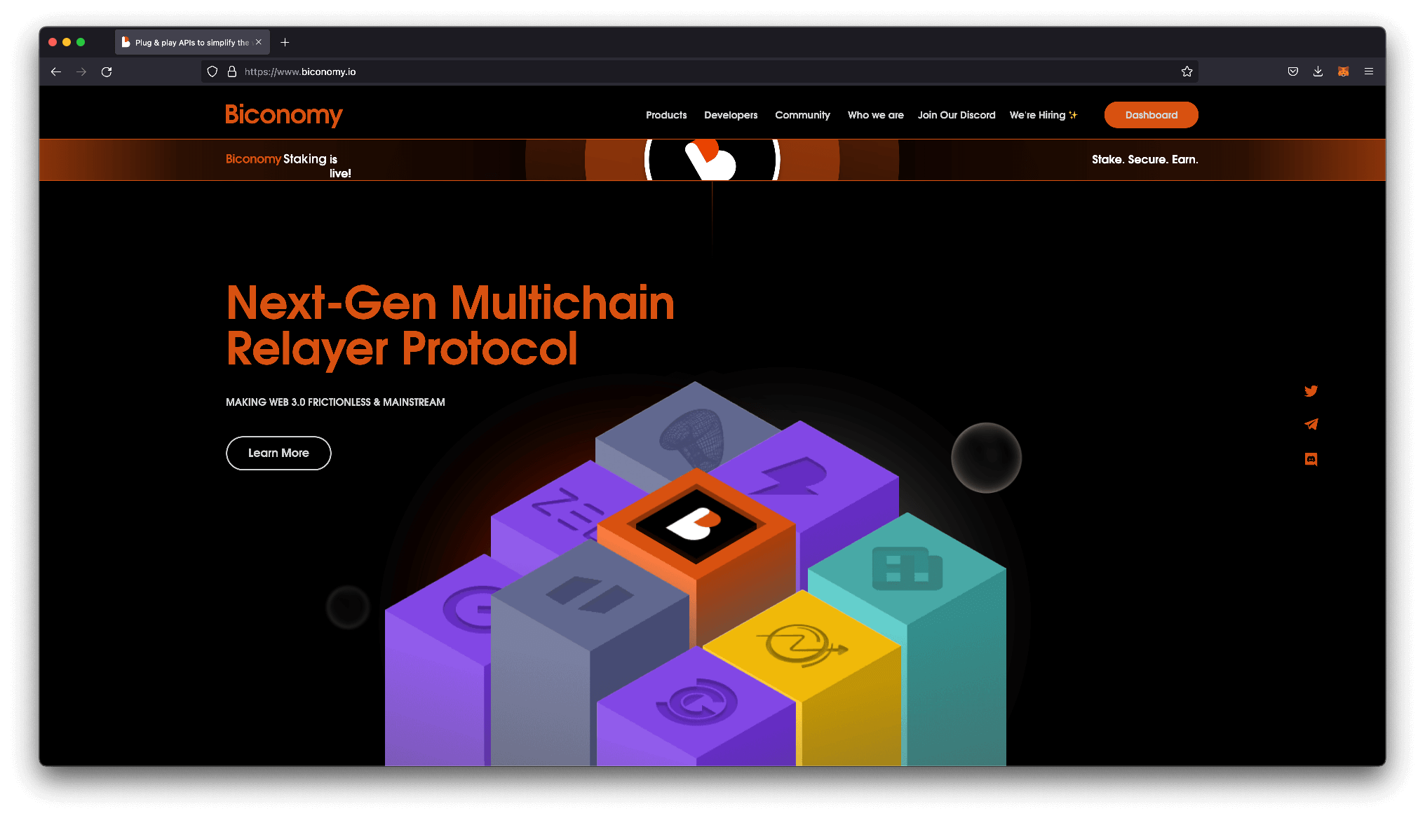 Go to the biconomy site