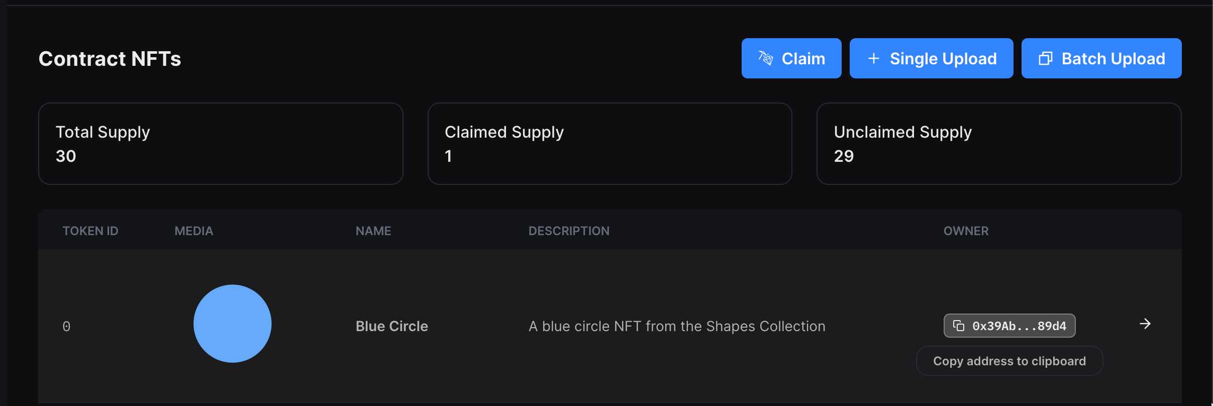 First NFT from the drop has been minted