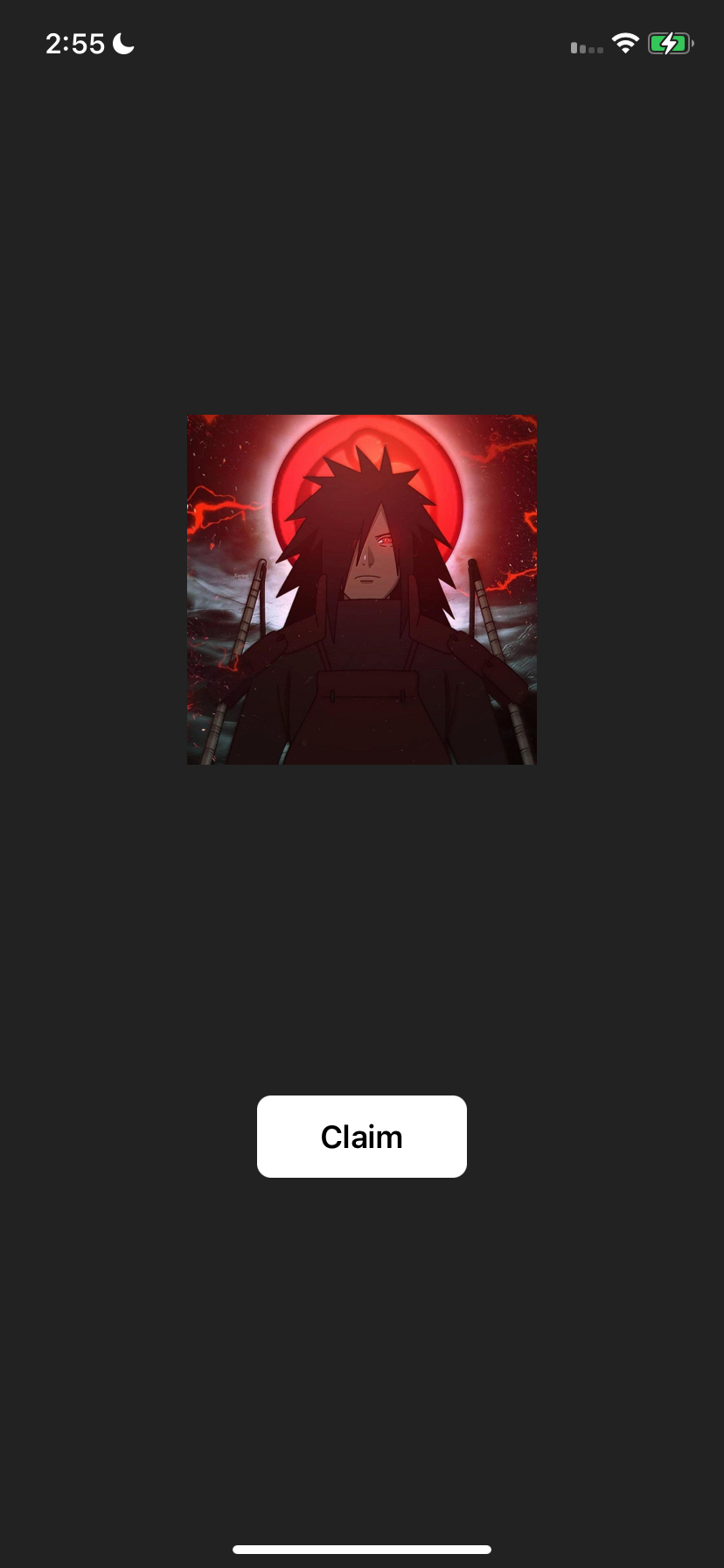 React native app running on a physical iPhone