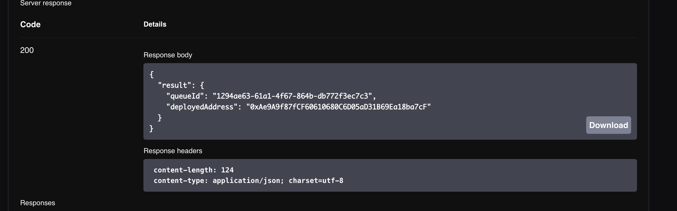 Transaction added to queue