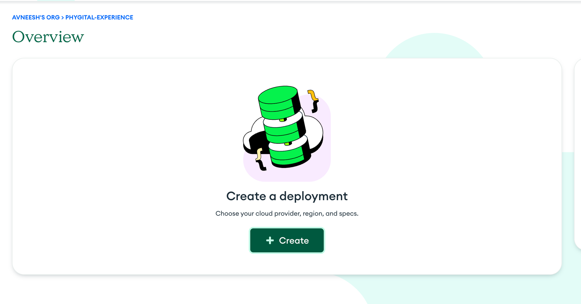 Create a deployment