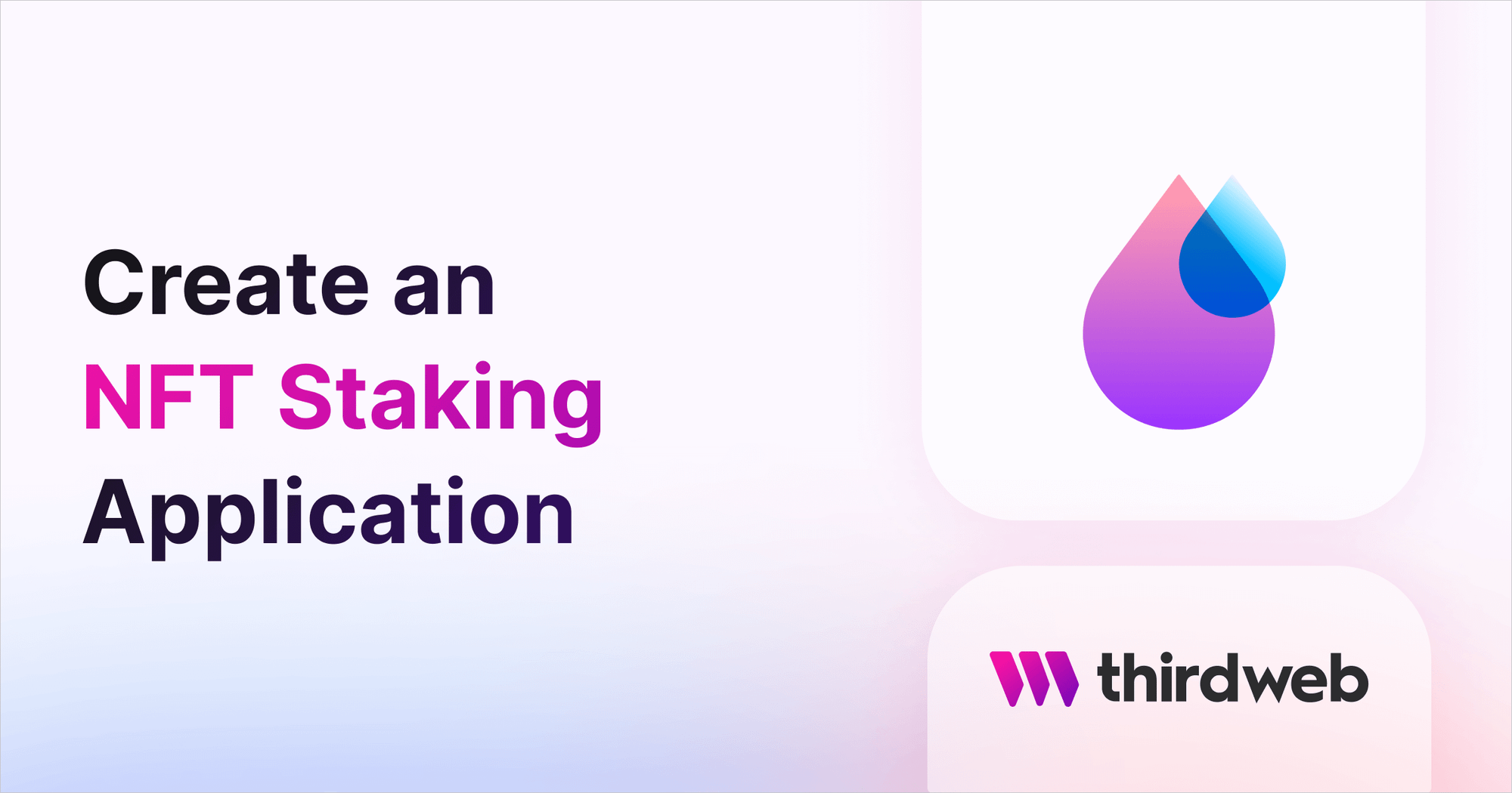 Create an ERC721 NFT Staking Smart Contract + Web App - thirdweb Guides